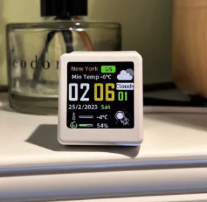 Tecodech Desk Companion Pro - Smart Clock & Weather Display