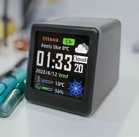 Tecodech Desk Companion Pro - Smart Clock & Weather Display